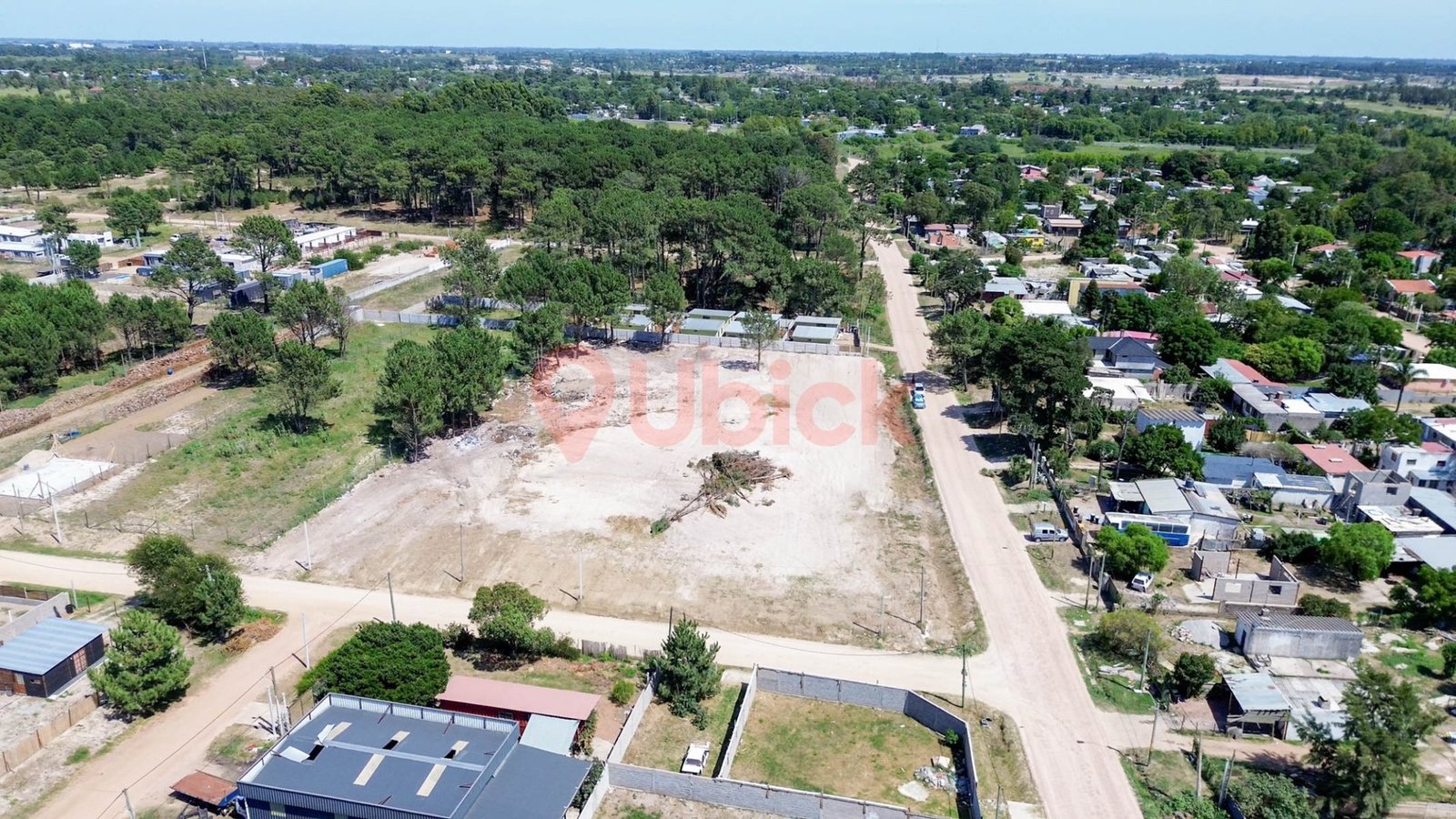 Fotografía aérea de Santa Elena y su entorno